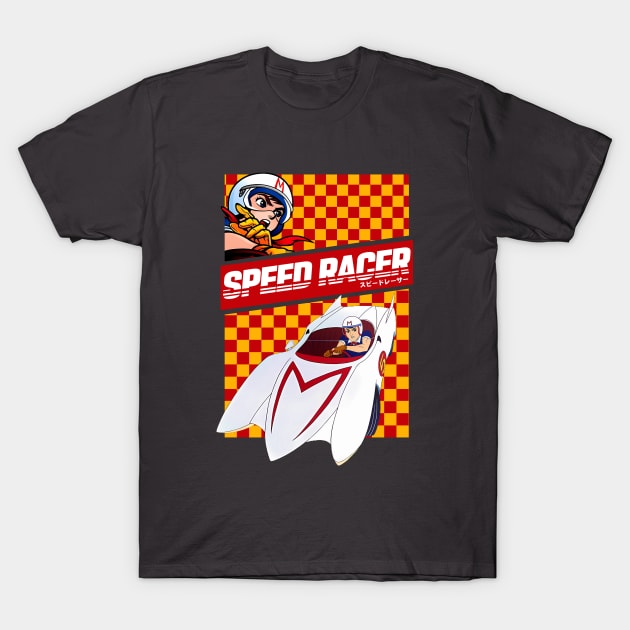 Speed Racer - Anime Japan Cars Vintage T-Shirt by Grindbising